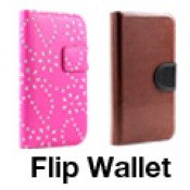 Flip Leather Wallet Case
